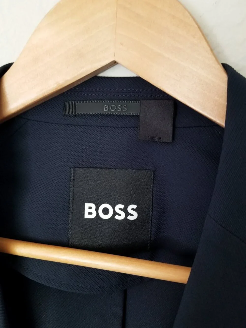 Hugo BOSS Hanry Performance Tech Travel Slim Fit Blazer Sport Coat 40R Navy $500